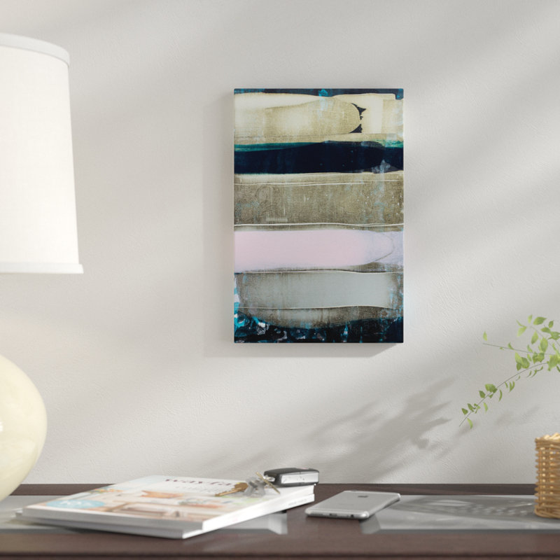 « number stripe i », impression sur toile, H 12 po x l 8 po x P 0,75 po, Pas de tapis, Toile tendue
