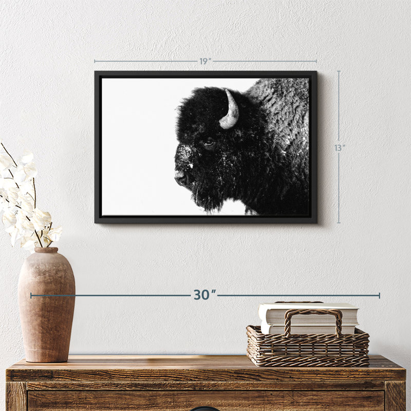 " Black Bison ", 19" H x 13" W