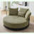 52.75'' Oversized Round Swivel sofa-963571766