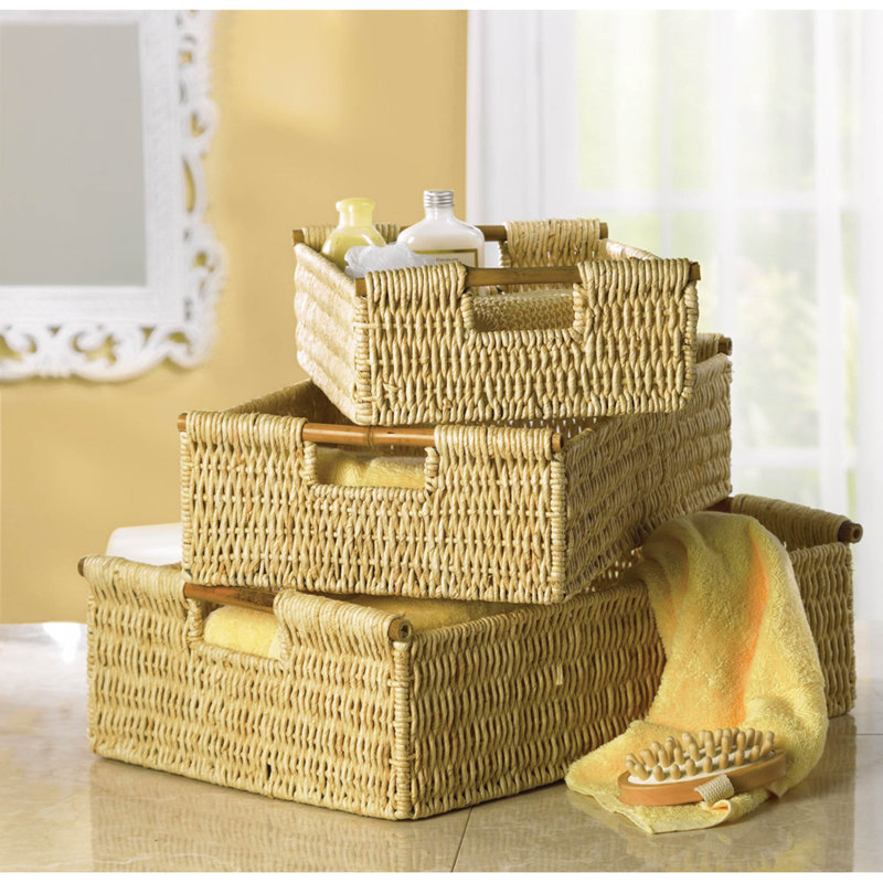 Dovecove Corn Husk Decorative Basket