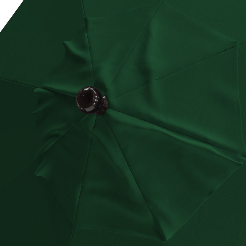 Parasol de marché 90 po Aneesaa, Pierre noire, Performance vert forêt