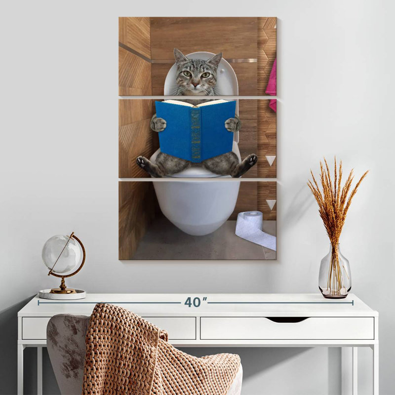 Toilette pour chat Ketti Tabby, H 32 po x l 20 po