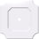 30"OD x 2"ID x 18"C x 1"P Locke Architectural Grade PVC Contemporary Ceiling Medallion