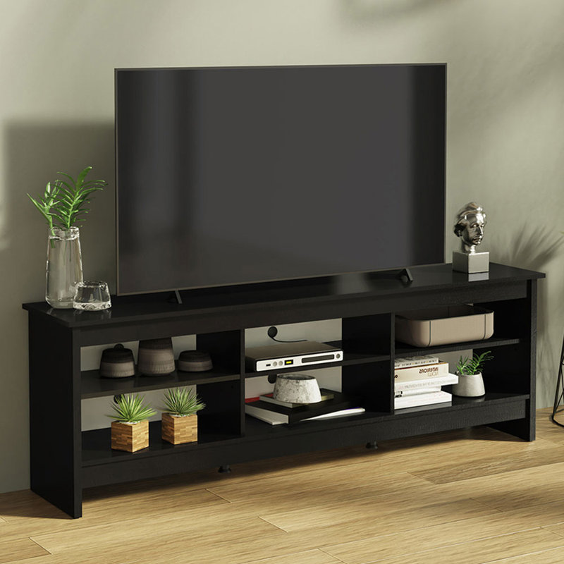 Meuble télé pour téléviseur de 75 po ou moins, Noir