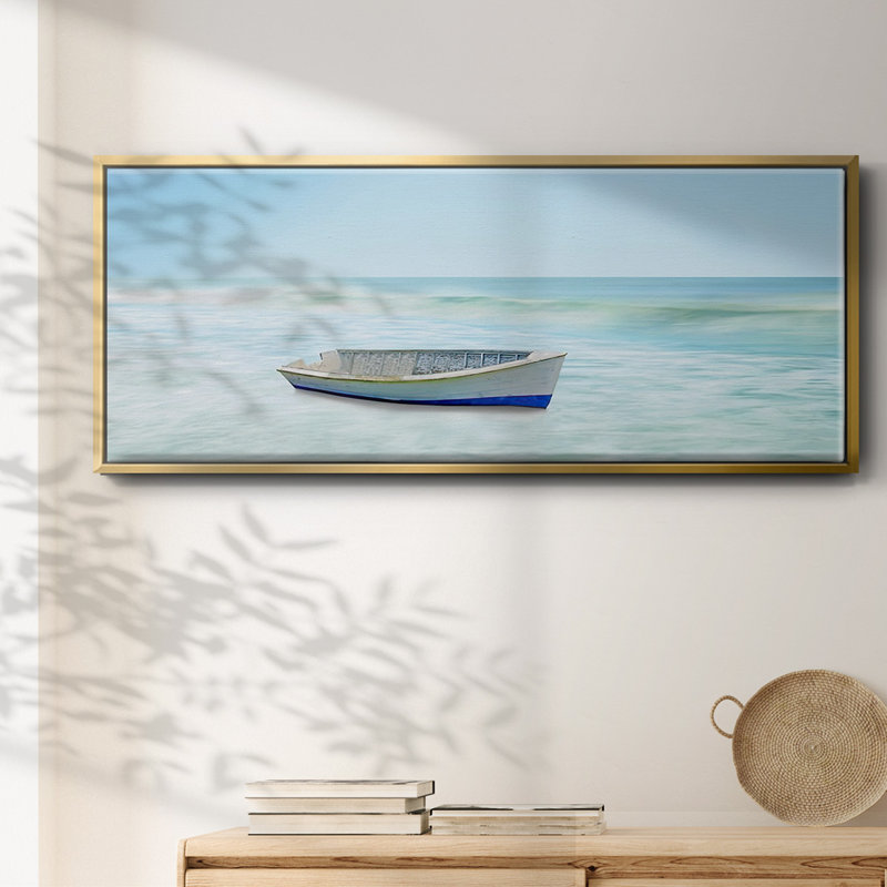 Where  she goes- Framed Canvas, 20" H x 50" W