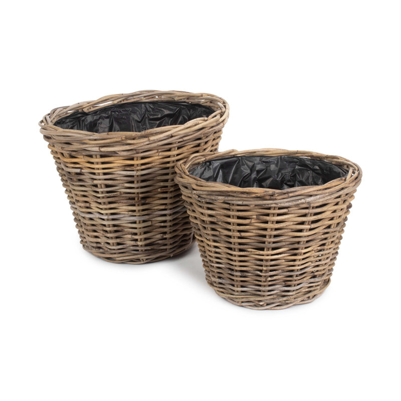 Rattan Planter Basket with Lining