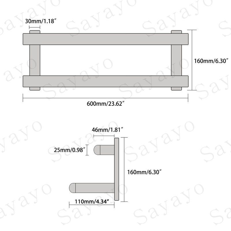 Beri Wall Towel Rack