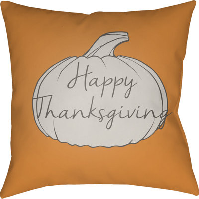 Happy Thanksgiving Indoor/Outdoor Throw Pillow