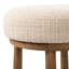 STARIA Swivel Upholstered Bar Stool with Solid Wood Frame