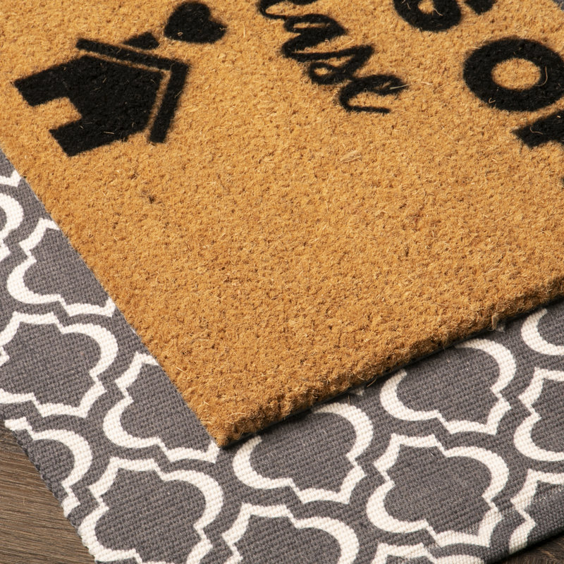 Bayton Non-Slip Geometric Indoor Doormat