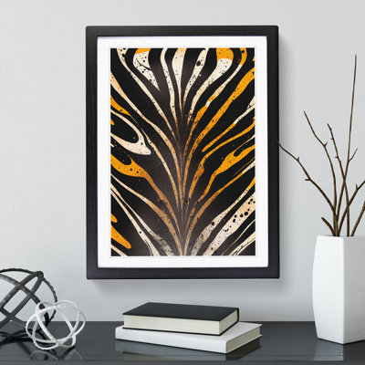 Zebra Skin Stripes No.1 - Single Picture Frame Painting