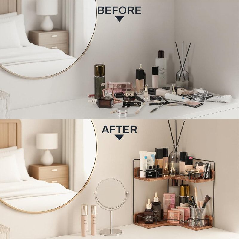 2-Tier Bathroom Counter Organizer