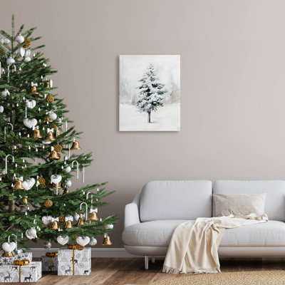 «Wintery Snow Tree Scene», art mural par Caverly Smith