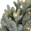 Arbre de Noël artificiel illuminé 7 pi avec couronne, ensemble de 2, arbre de Noël, décoration des Fêtes, arbres décoratifs de Noël