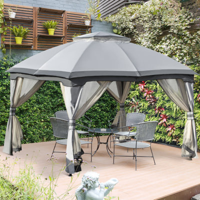 Pavillon de jardin en métal