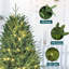 Sapin de Noël conique artificiel pré-éclairé-583425626