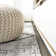 Mudge Tribal Diamond Trellis Ivory/Black Indoor/Outdoor Rug