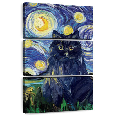 Brampt Abstract Black Cat