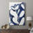 Blue Eucalyptus II -Custom Wrapped Gallery Cavas