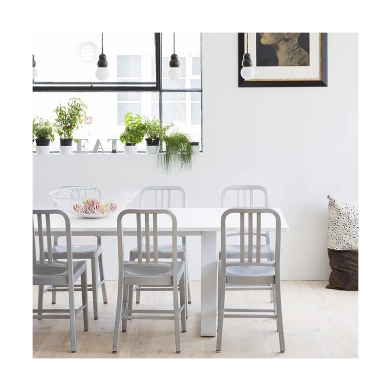 1006 Navy® Side Chair, Hand Brushed