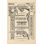" English Rennaissance Woodwork Plate III " Print