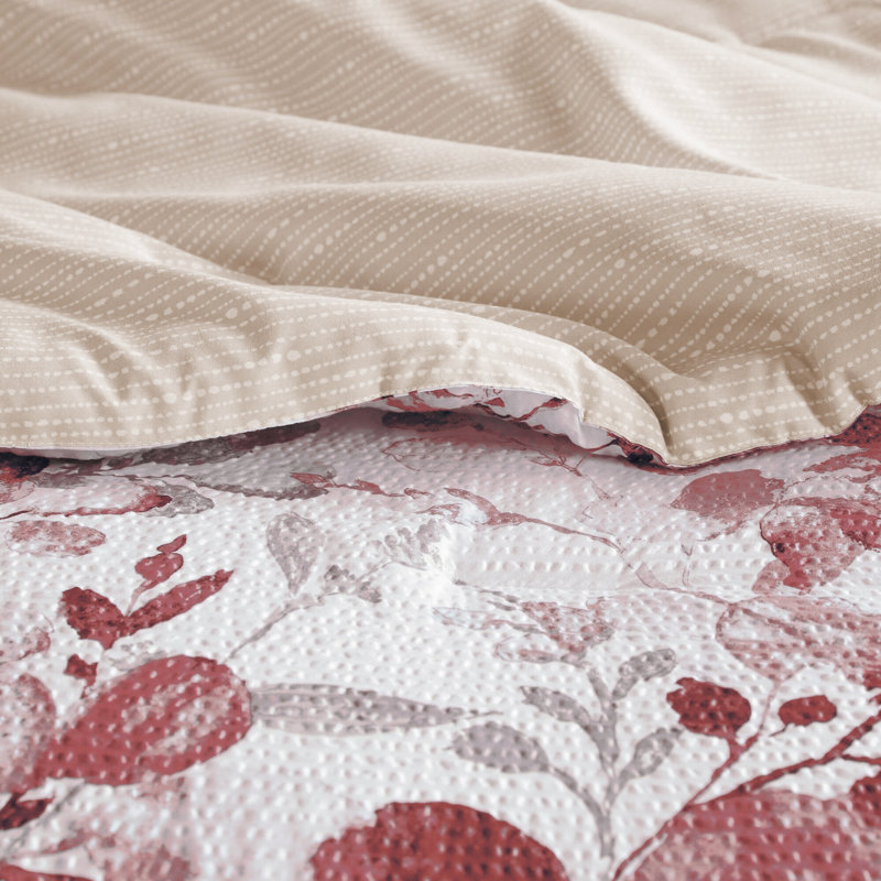 Ensembles de literie confortables, grand seersucker botanique en microfibre pour la maison
