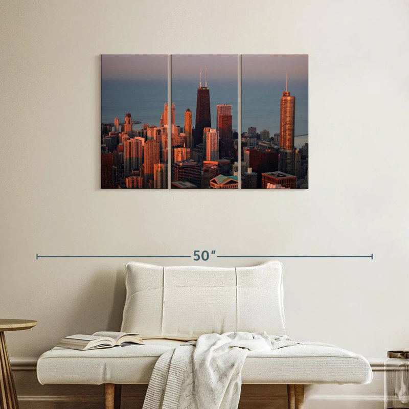 Sirci Chicago Sunset Glow, H 24 po x l 38 po