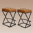Mid-century 26" Upholstered Counter Height Bar Stools Backless Industrial Barstool-1995665151-1994768156