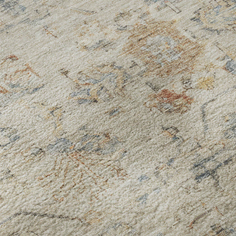 Premium Machine Washable Mayfield AMF2323 Global Rug, 8' x 10', Beige