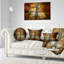 Arbres de rangement - Coussin imprimé abstrait