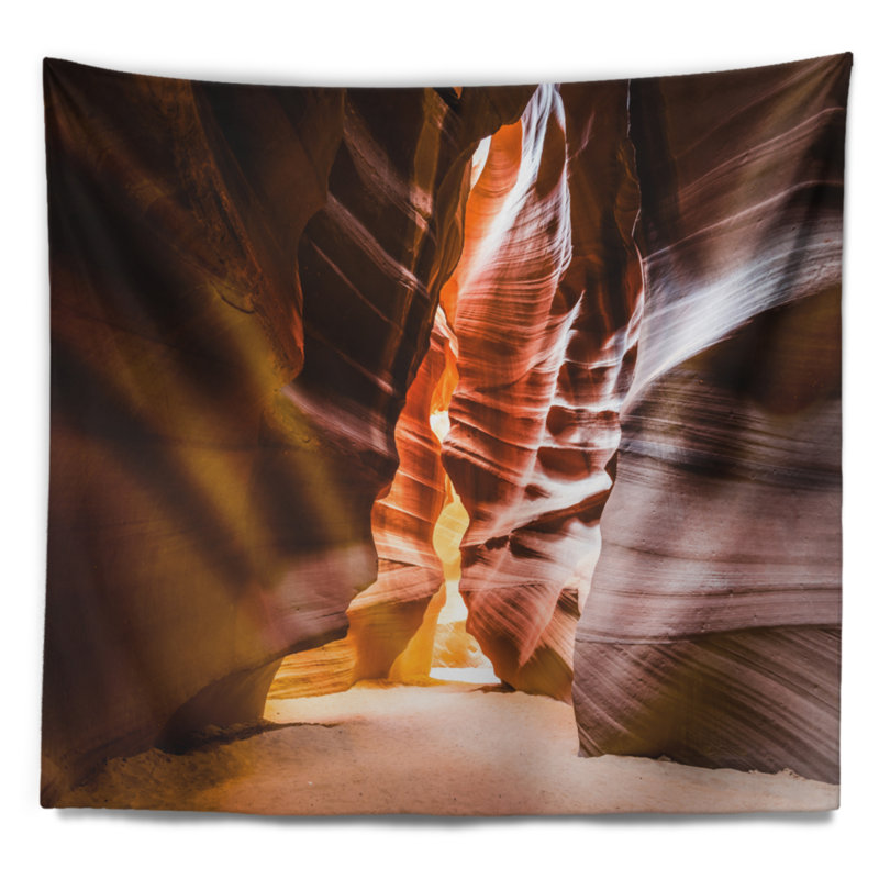 Tapisserie «Landscape Antelope Canyon in Sunshine», H 50 po x l 60 po