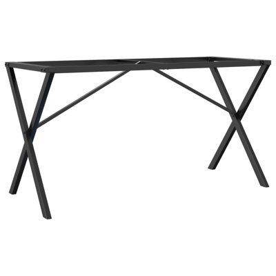 Ronks Dining Table Legs X-Frame Steel