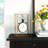 Canete Traditional Roman Numeral Metal Quartz Movement / Crystal Tabletop Clock in Brass
