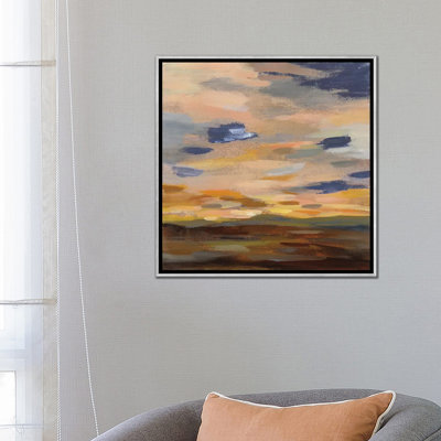" High Desert Sky III Navy " by Silvia Vassileva