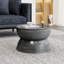 Table basse d'appoint en fer argent antique - Design élégant pour la maison qui rehausse l'apparence intérieure