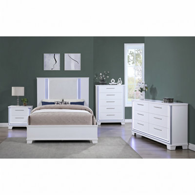 Commode 6 tiroirs avec lumières
