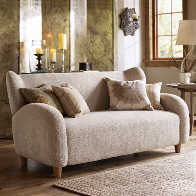 Aria 58'' Laid-back Comfy Loveseat Sofa Couch for Small Spaces