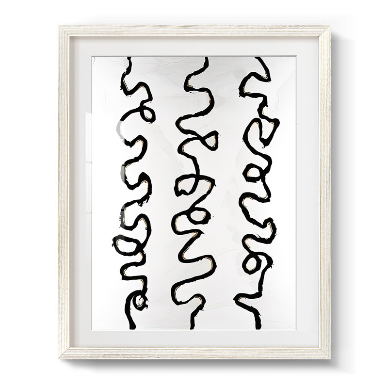 I - impression encadrée, H 19,5 po x l 16,5 po, Blanc