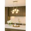 Lustre linéaire en nickel 7 lumières Chamberland-88142577