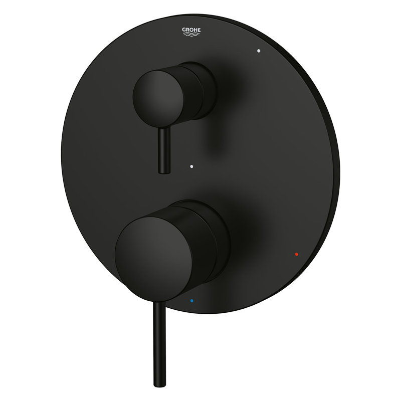 Timeless Pressure Balanced Shower Faucet with Rough-in Valve, Matte Black