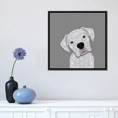 " White Boxer " by Angelika Parker