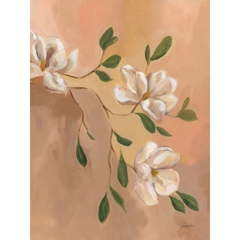 «Blush Magnolia I» par Haley Knighten, H 32 po x l 24 po