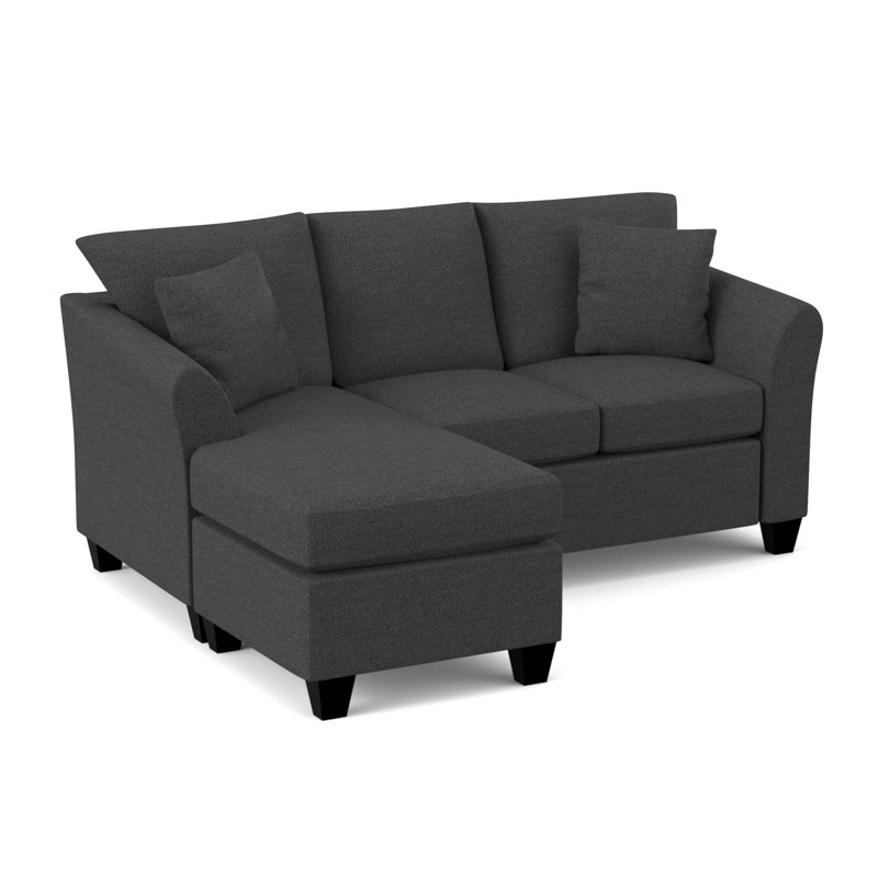 Ryant Upholstered L-Shaped Sectional Reversible, Morris Ore
