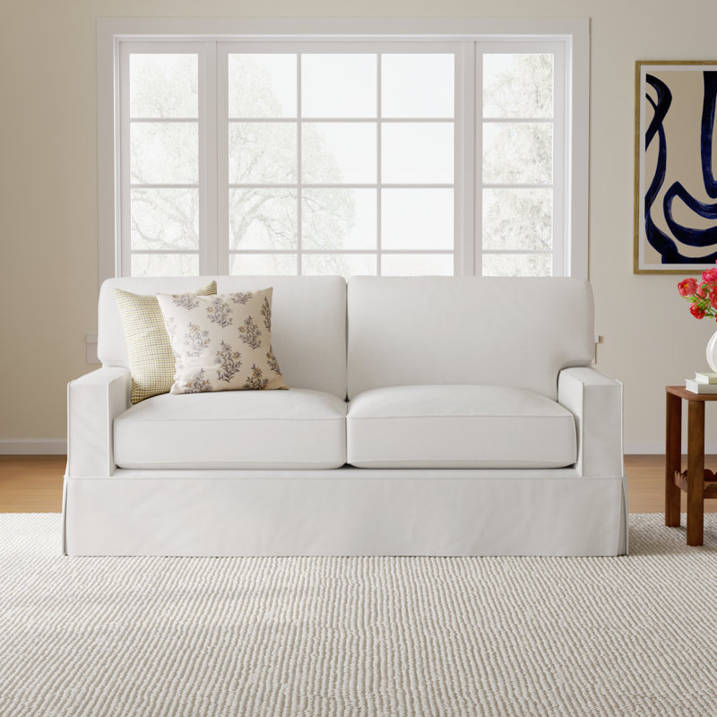 Taylor 78'' Sofa, Bayou Off White Canvas