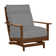 Kennebunkport Wrought Aluminum Outdoor Spring Lounge Chair