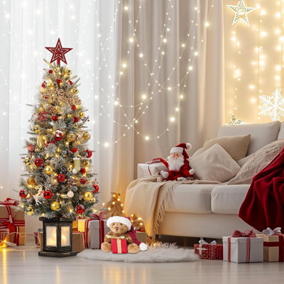 54' H Lighted Artificial Christmas Tree