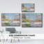 Monet, reproduction d'art encadrée sur toile par Claude Monet-92491951-92491952