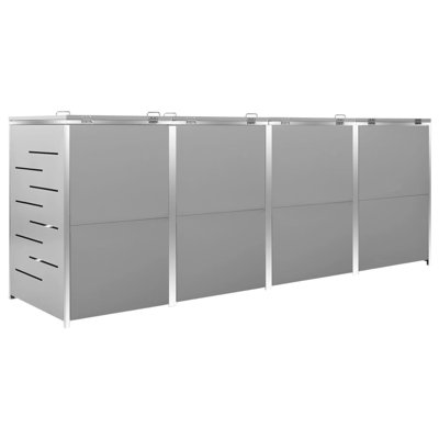 Mülltonnenbox aus Metall