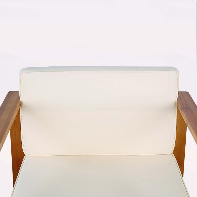 Exquisite Patio Dining Set for Unforgettable Outdoor Gatherings, Teak/Beige
