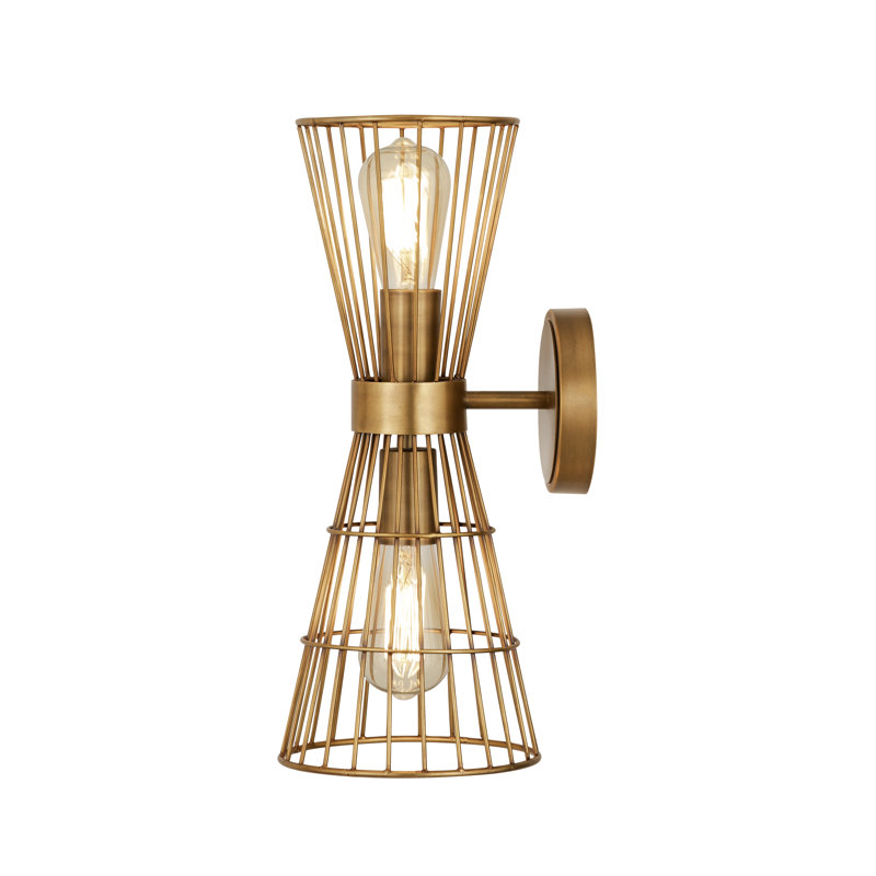 Palethorp Armed Sconce, Rubbed Brass